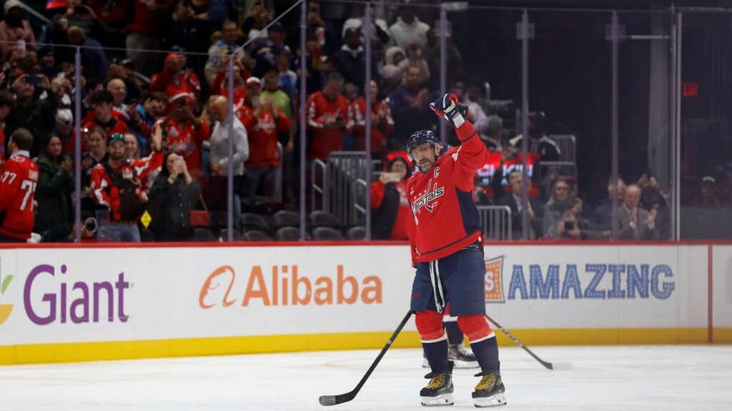 Alex Ovechkin becomes first NHL player to reach 900 goals as opposing goalie tries to hide milestone puck Alex Ovechkin becomes first NHL player to reach 900 goals as opposing goalie tries to hide milestone puck