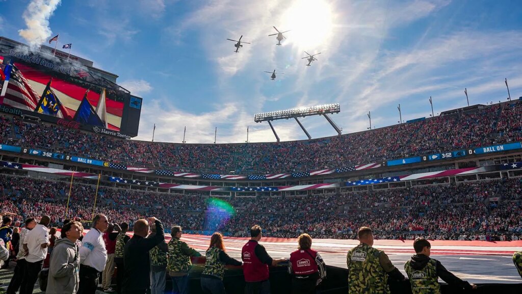 Pentagon cancels military events for NFL ‘Salute to Service’ weekend due to government shutdown Pentagon cancels military events for NFL ‘Salute to Service’ weekend due to government shutdown