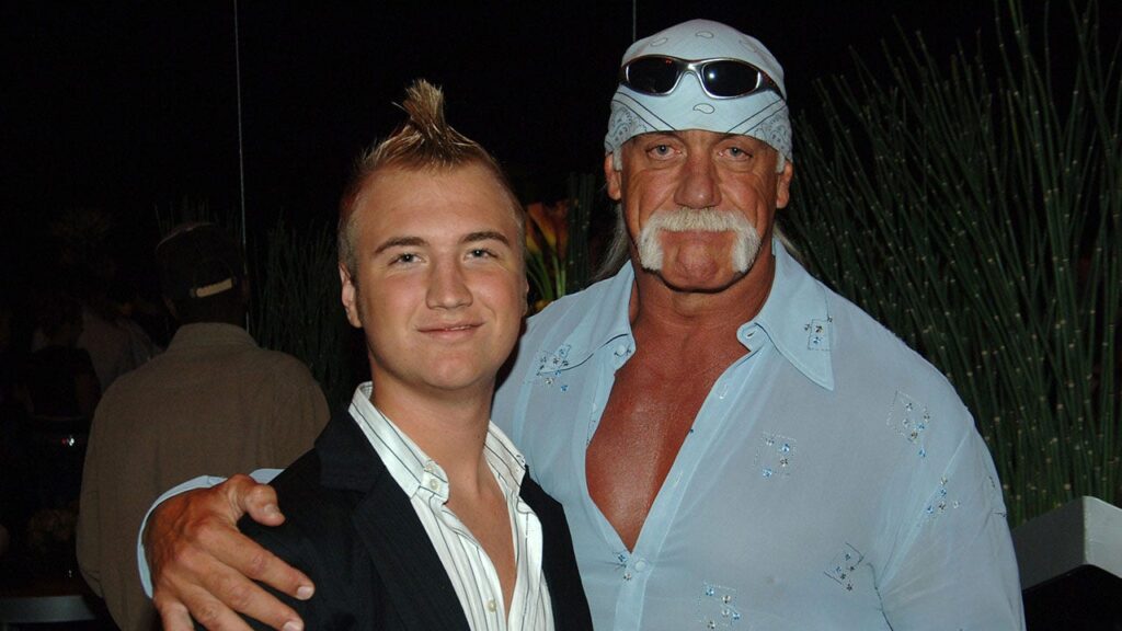Hulk Hogan’s son teases wrestling career after snapping selfie outside ring: ‘You never know’