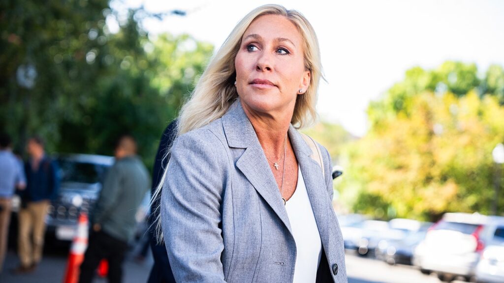 Rep. Marjorie Taylor Greene slaps down notion that she’s eyeing a presidential run Rep. Marjorie Taylor Greene slaps down notion that she’s eyeing a presidential run