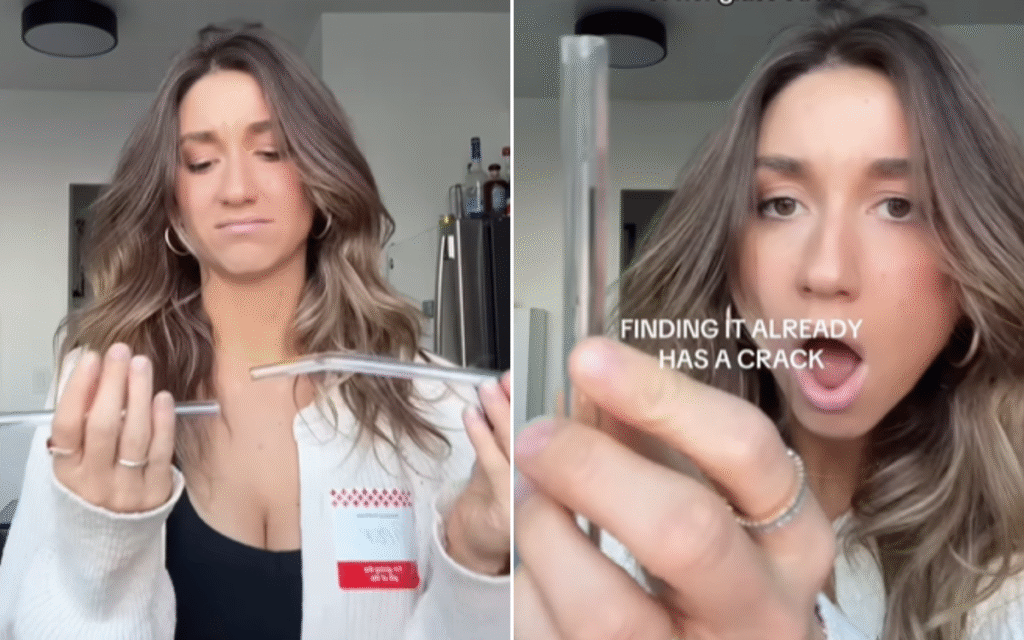 Everyone Is Now Checking Their Glass Straws, With Horrifying Results Everyone Is Now Checking Their Glass Straws, With Horrifying Results