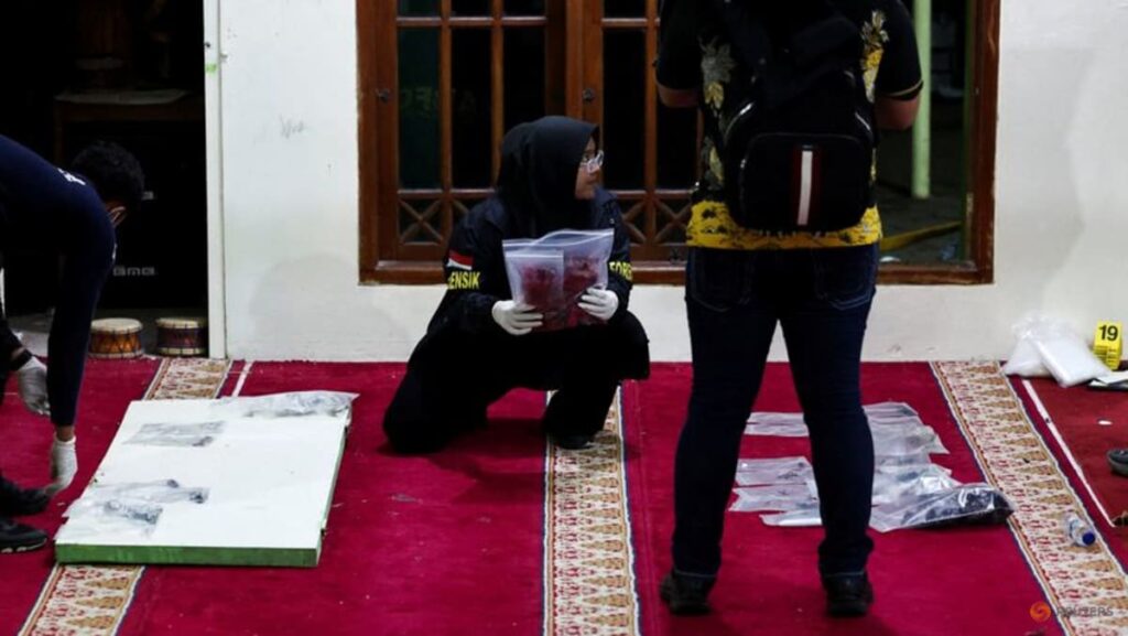 Indonesia police find possible explosive powder in Jakarta mosque blasts Indonesia police find possible explosive powder in Jakarta mosque blasts