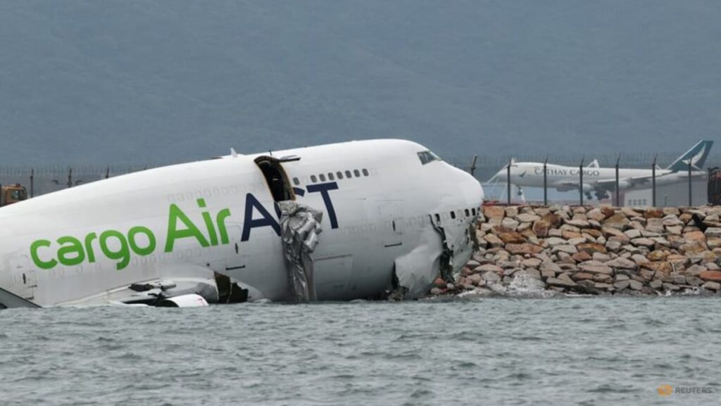 Cargo plane engine accelerated before fatal Hong Kong crash, investigators say
