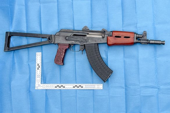 The rifle has been seized for forensic examination.