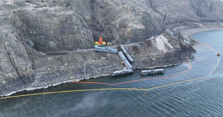 Officials says no contamination of a B.C water system after train derailment Officials says no contamination of a B.C water system after train derailment