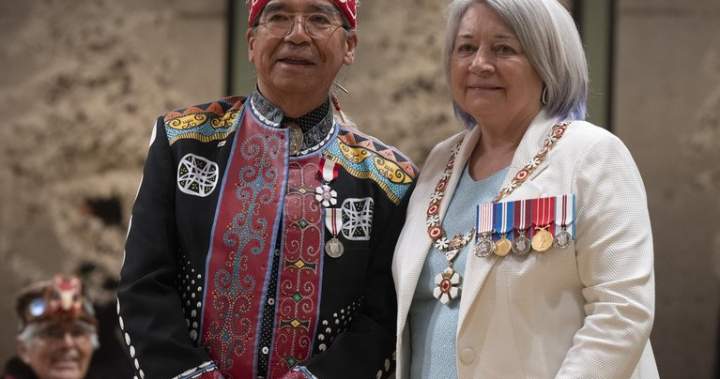 Chief asks for help finding missing jacket adorned with Order of Canada, family history Chief asks for help finding missing jacket adorned with Order of Canada, family history