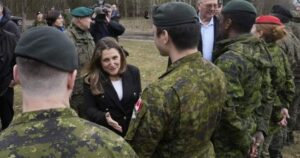 Freeland exploring Canadian business opportunities to help rebuild Ukraine