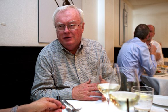 Graham Richardson during a Lunch With interview with the Herald in 2011.