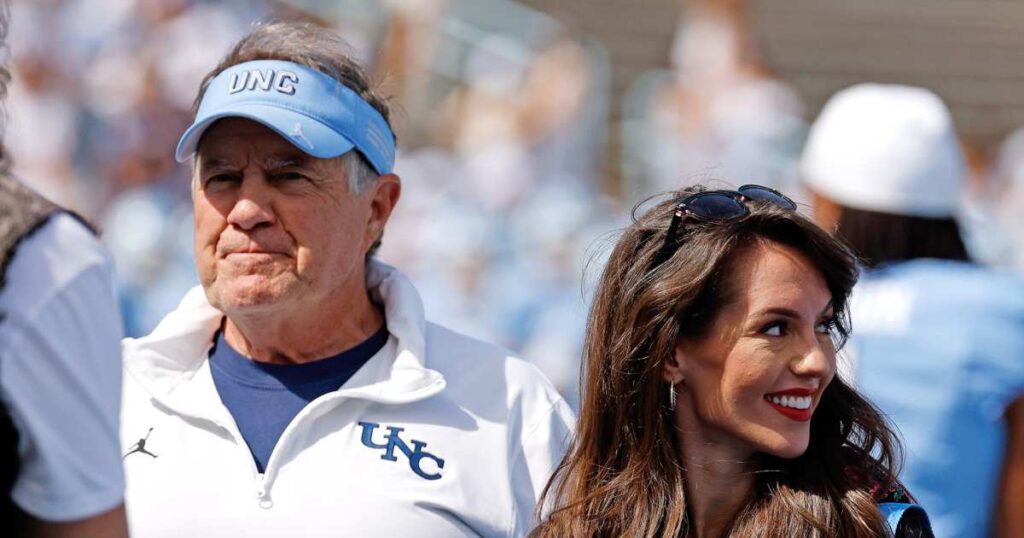 Jordon Hudson and Bill Belichick’s Daughter-in-Law Have Tense Standoff at UNC Football Game
