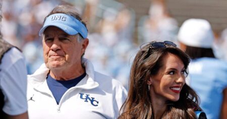 Jordon Hudson and Bill Belichick’s Daughter-in-Law Have Tense Standoff at UNC Football Game