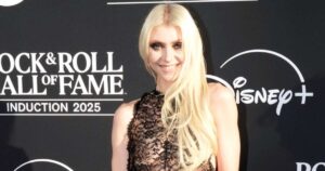 ‘Gossip Girl’ Alum Taylor Momsen Wows in Nipple-Bearing Gown at Rock & Roll Hall of Fame Induction