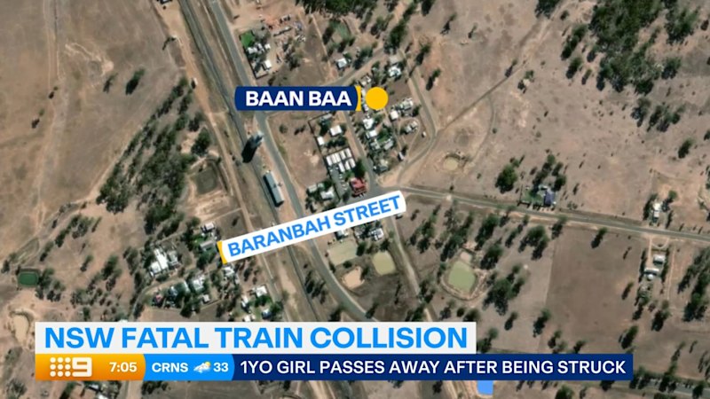 Toddler dies after being clipped by train in New South Wales north Toddler dies after being clipped by train in New South Wales north