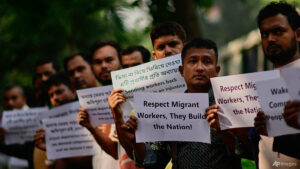 Bangladeshi workers protest over unpaid wages, mistreatment claims in Malaysian companies