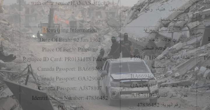 The Canadians in Hamas: The operative, leader and financier – National The Canadians in Hamas: The operative, leader and financier – National