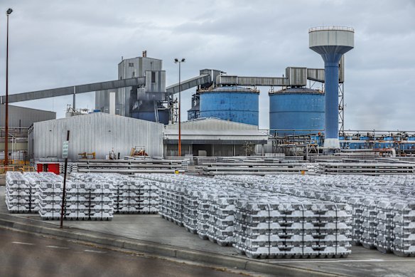 The Tomago smelter produces just over one-third of the nation’s aluminium and consumes more than 10 per cent of NSW’s electricity.