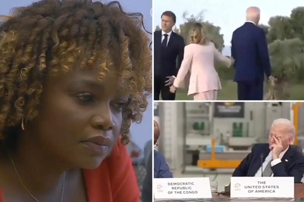 Karine Jean-Pierre wildly says she couldn’t recall a single video of Biden freezing or appearing confused: House transcript Karine Jean-Pierre wildly says she couldn’t recall a single video of Biden freezing or appearing confused: House transcript