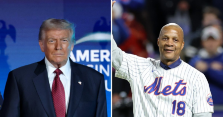 President Donald Trump Pardons Former New York Mets Star Darryl Strawberry On Tax Evasion