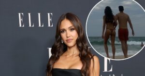 Jessica Alba Celebrates Thanksgiving With Cheeky Bikini Photo Featuring Boyfriend Danny Ramirez