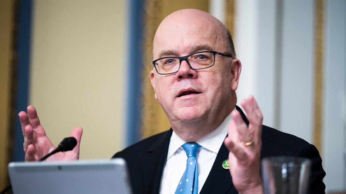 Ranking member Rep. Jim McGovern, D-Mass., speaks at the capitol