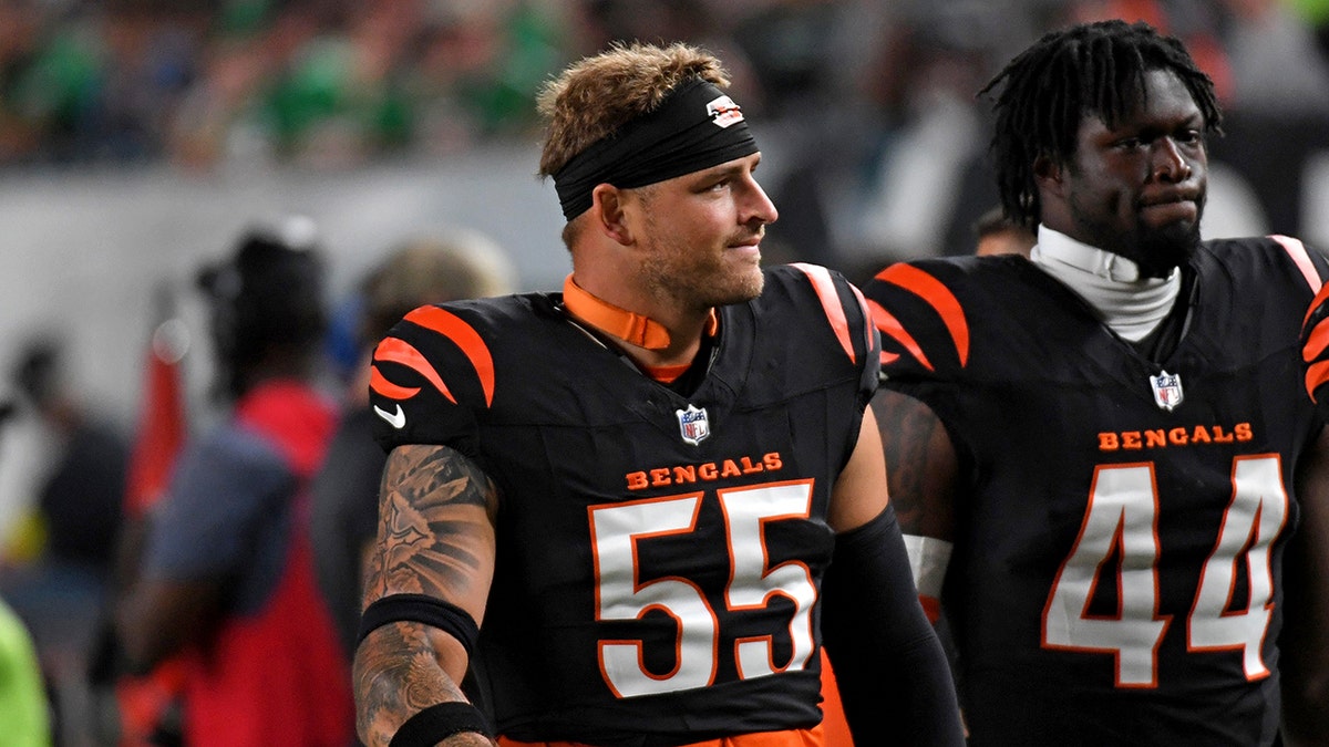 Logan Wilson walks off field