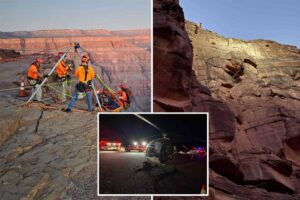 Man dies at Grand Canyon after slipping over edge, falling more than 100 feet