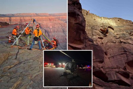 Man dies at Grand Canyon after slipping over edge, falling more than 100 feet