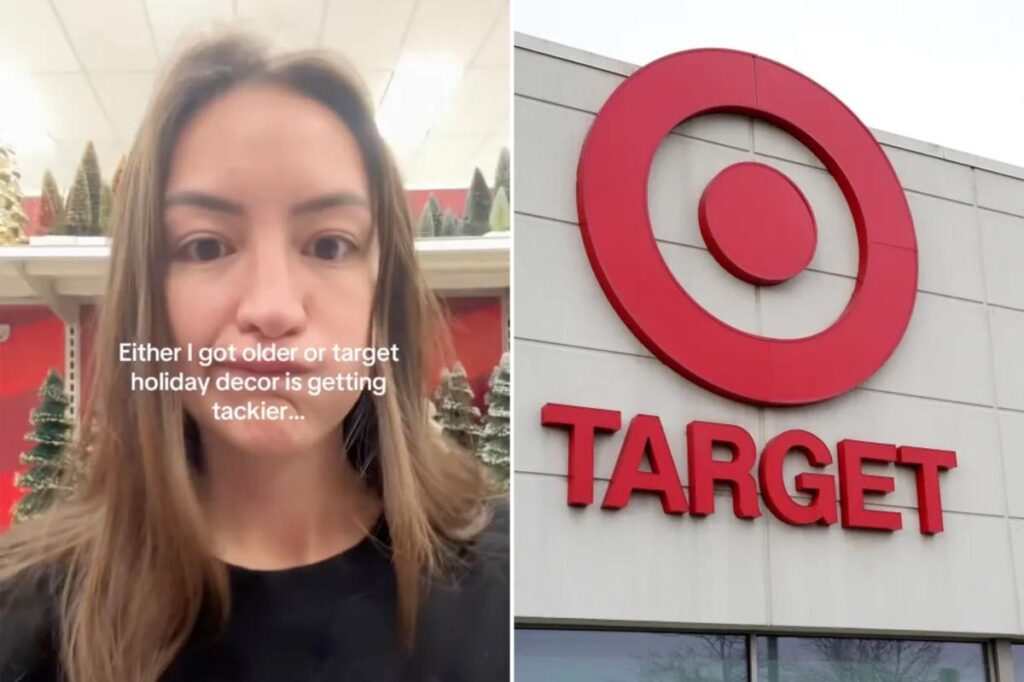 Target customer rips store’s ‘tacky’ Christmas decor after company orders staff to smile in bid to boost holiday sales Target customer rips store’s ‘tacky’ Christmas decor after company orders staff to smile in bid to boost holiday sales