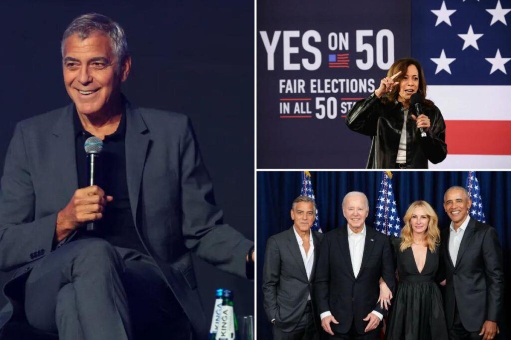 Defiant George Clooney has no regrets on damning Biden op-ed — but admits Kamala’s run was a ‘mistake’ Defiant George Clooney has no regrets on damning Biden op-ed — but admits Kamala’s run was a ‘mistake’