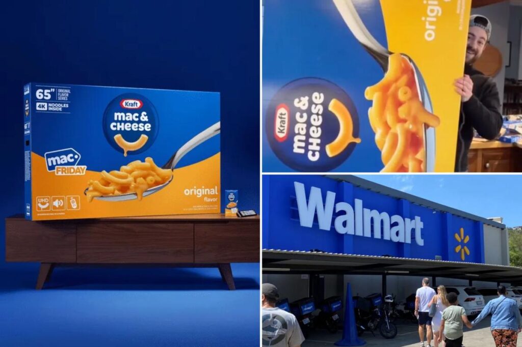 Walmart shoppers rage after waiting hours for 65-inch Mac & Cheese box — only for it to sell out in seconds Walmart shoppers rage after waiting hours for 65-inch Mac & Cheese box — only for it to sell out in seconds