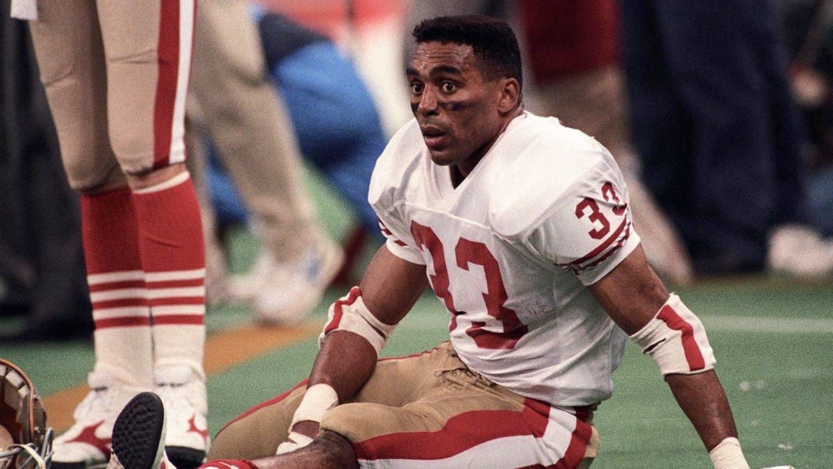 Roger Craig on the field