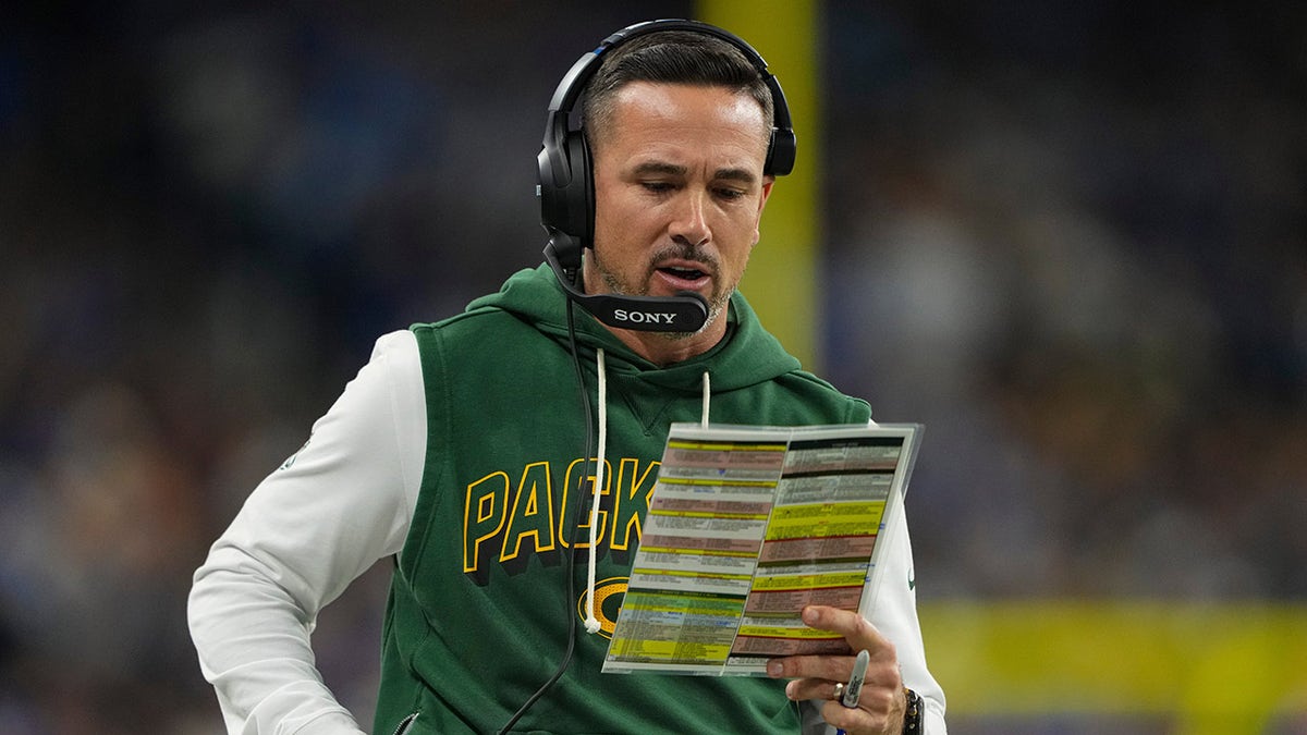 Matt LaFleur on the sideline