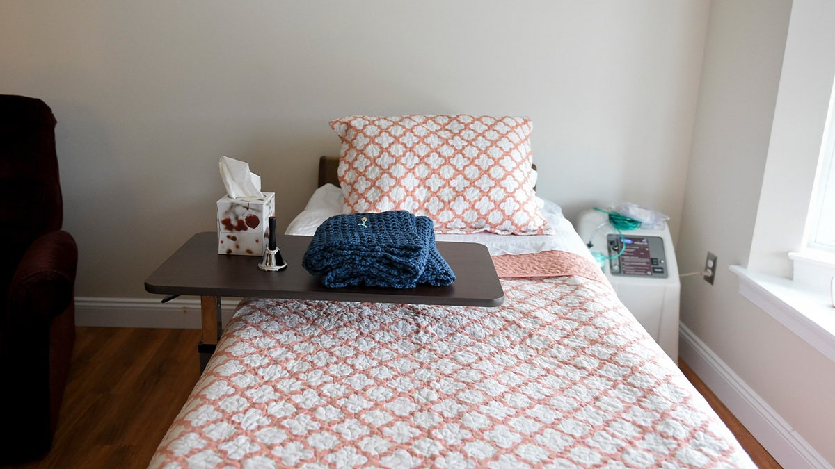 Bed in a nursing home