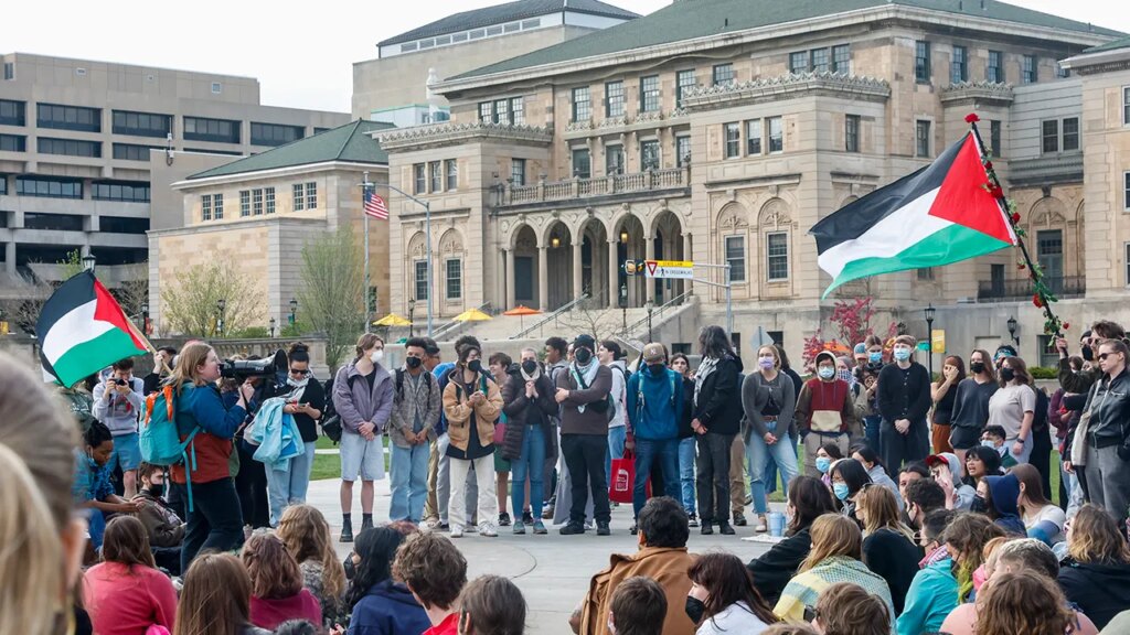 Students find more violent imagery near University of Wisconsin campus after anti-ICE displays probed