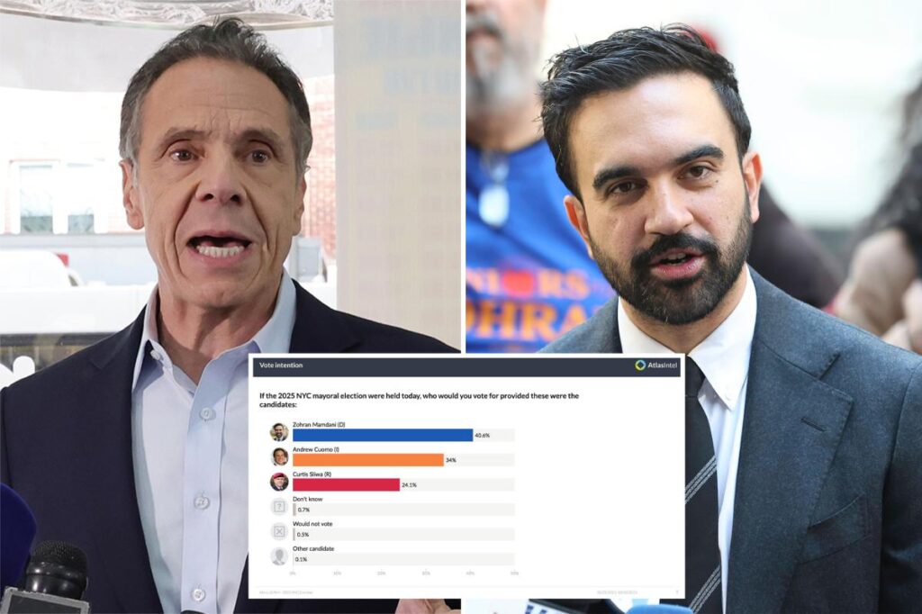 Cuomo, Sliwa closing gap on socialist Mamdani in latest NYC mayoral election poll Cuomo, Sliwa closing gap on socialist Mamdani in latest NYC mayoral election poll