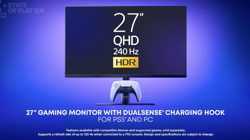 Sony Unveils 27-Inch, 240Hz PlayStation Monitor That Charges Your PS5 Controller Sony Unveils 27-Inch, 240Hz PlayStation Monitor That Charges Your PS5 Controller