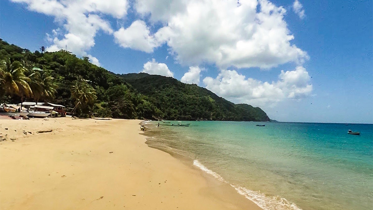 Beach on Tobago.