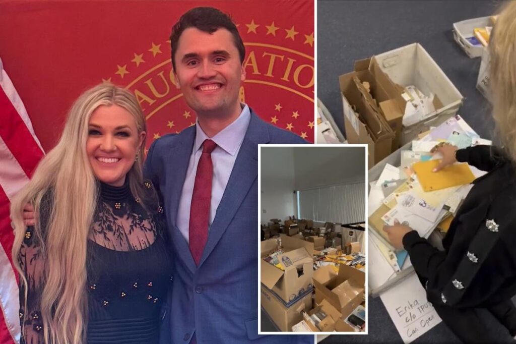 Erika Kirk shares heartfelt Thanksgiving message to slain husband Charlie Erika Kirk shares heartfelt Thanksgiving message to slain husband Charlie