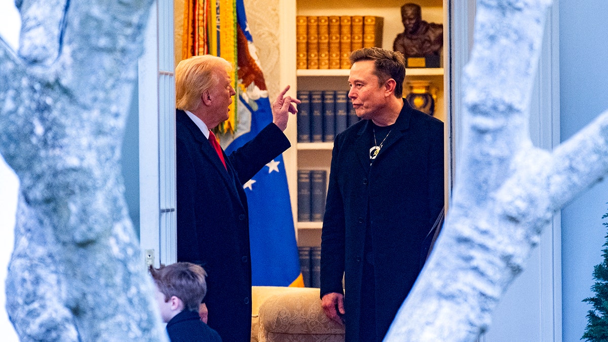 Trump and Musk speak in the White House