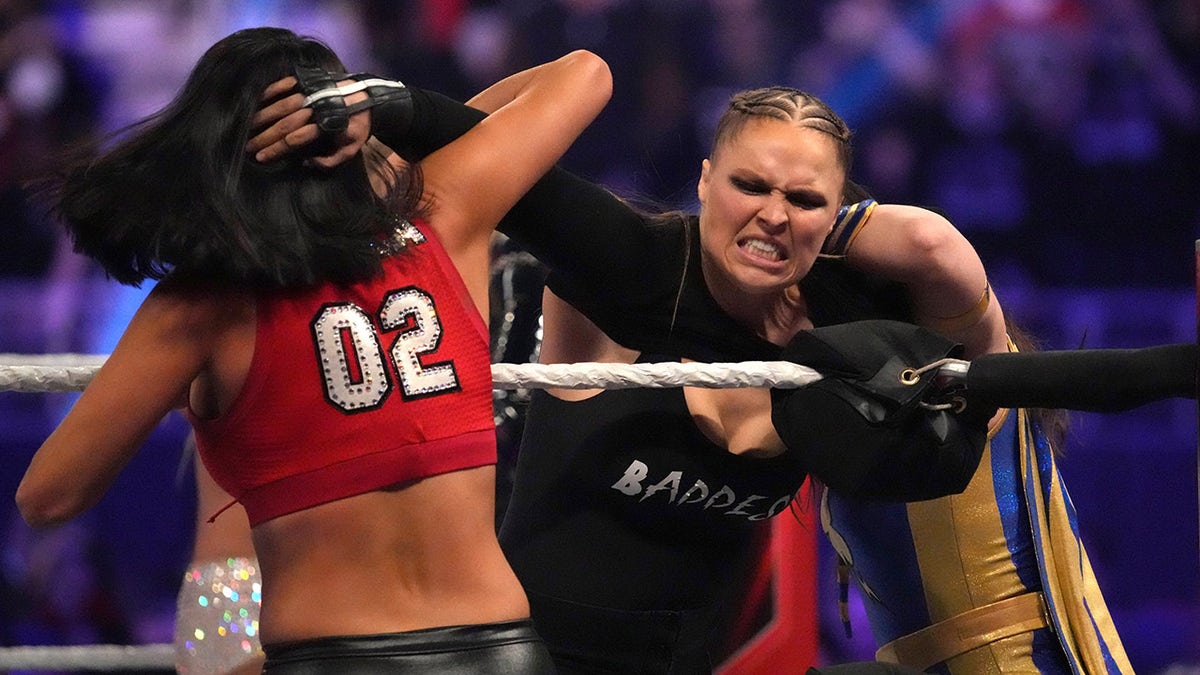Ronda Rousey takes on the Royal Rumble