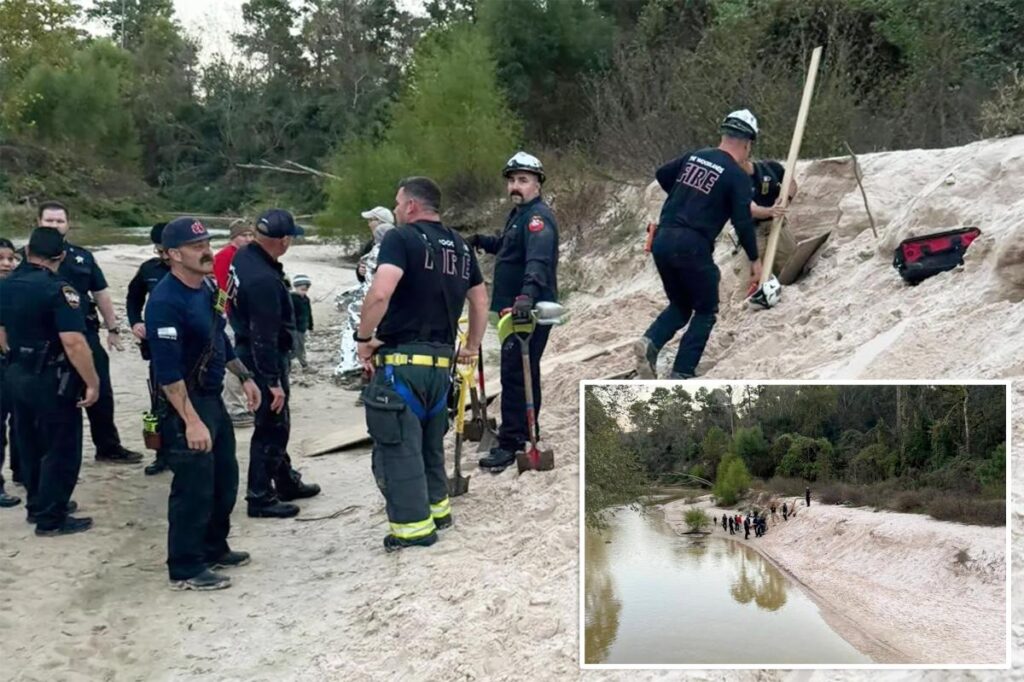 Texas girl rescued after large sand hole she was digging collapses, burying her