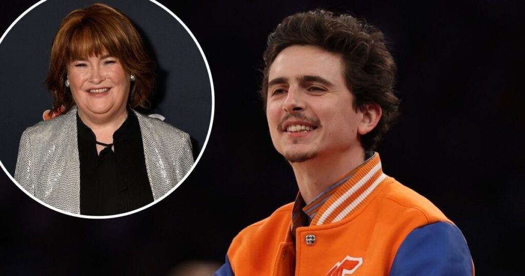 Timothee Chalamet Gets Surprise 30th Birthday Tribute from Susan Boyle After ‘Marty Supreme’ Jacket Gift