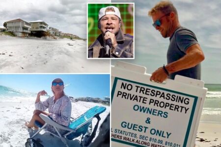Backstreet Boys singer Brian Littrell faces off in court with senior citizen he says has been trespassing on his private  Florida beach