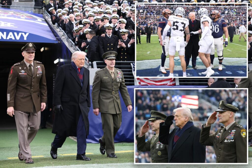 Trump attends annual Army-Navy game after condemning attack that killed 3 Americans in Syria Trump attends annual Army-Navy game after condemning attack that killed 3 Americans in Syria
