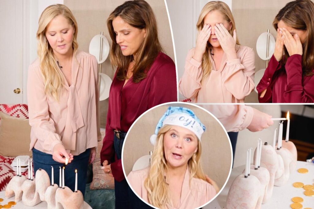Exclusive | Amy Schumer proudly lights Hanukkah candles — noting she learned who her ‘real friends’ were after Oct. 7