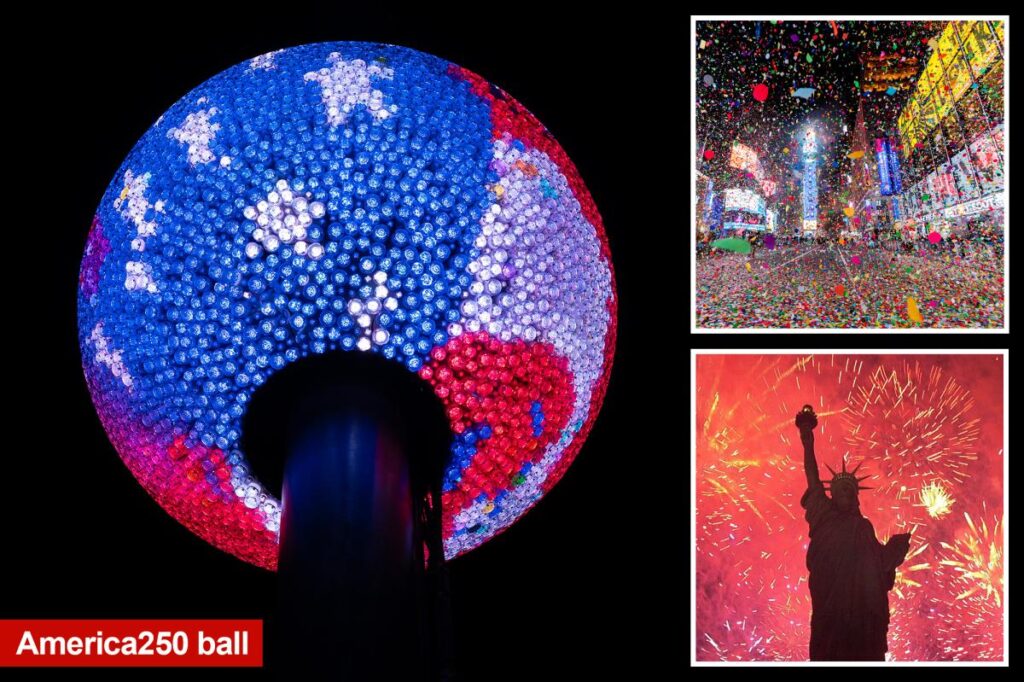 Times Square to hold second ball drop in July to mark America’s 250th birthday