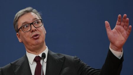 Serbia’s Vučić caught on hot mic: ‘I received a message from Moscow’