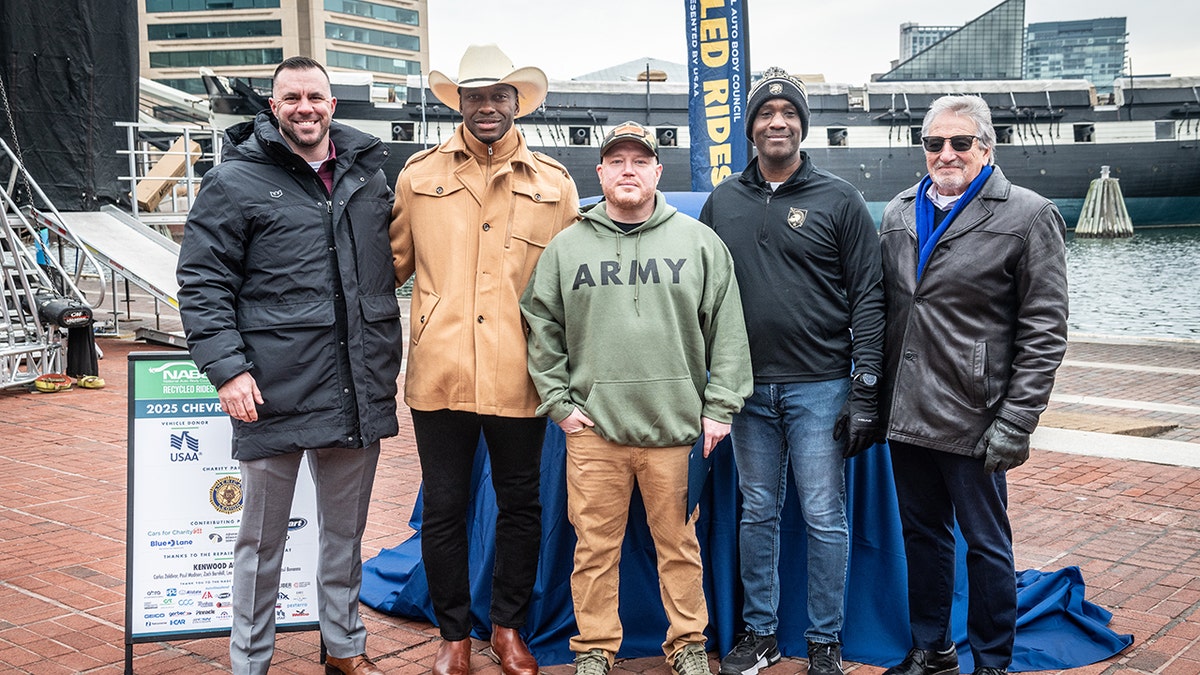 Robert Griffin III at Army-Navy Game car gifting