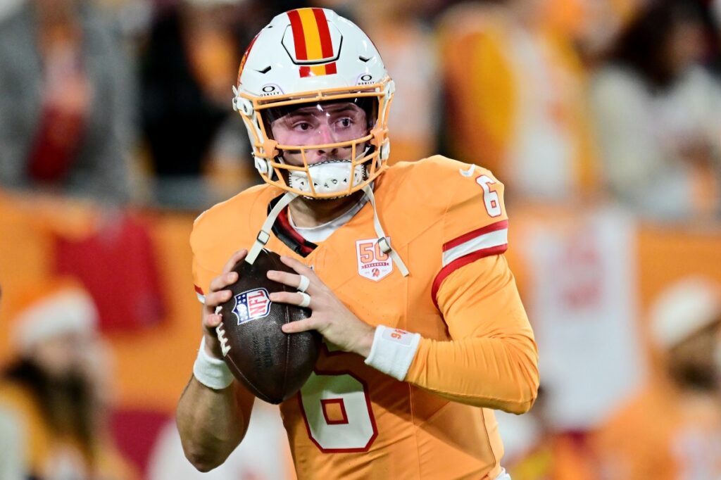 Buccaneers QB Baker Mayfield Assigns Clear Blame in Loss to Falcons Buccaneers QB Baker Mayfield Assigns Clear Blame in Loss to Falcons