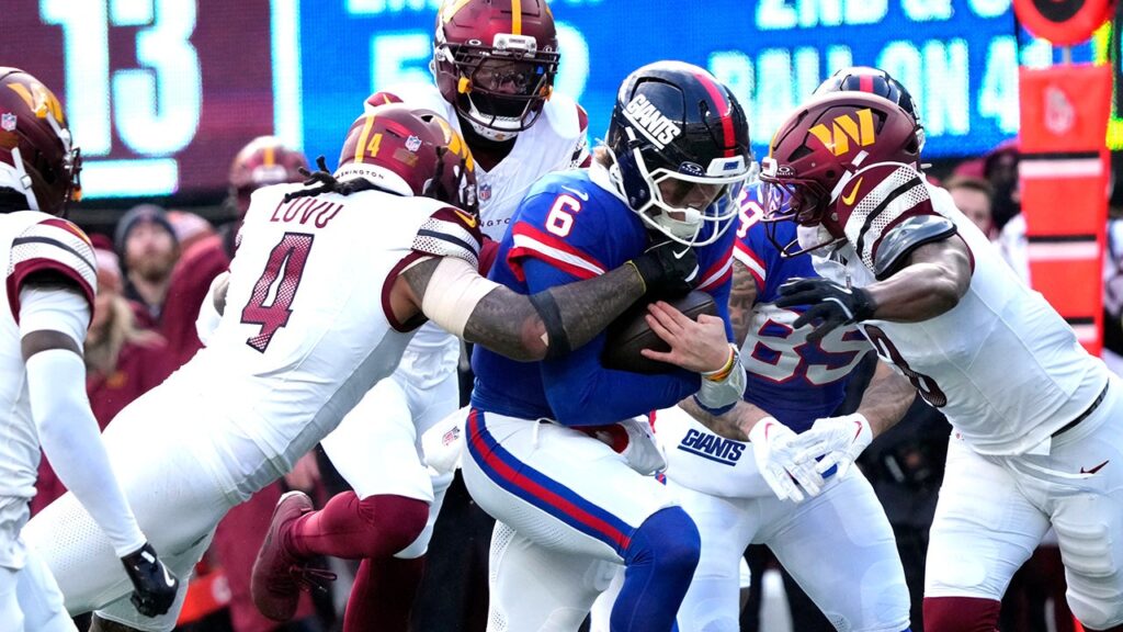 Giants’ Jaxson Dart responds to Commanders’ plan to ‘go out hitting’ rookie quarterback