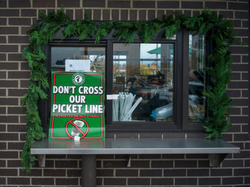Starbucks Workers Take Protest to Corporate HQ: ‘Watch This Space’